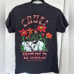 Cruel World Black Graphic Tee